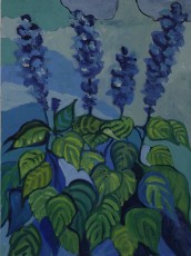 Salvia, 2019, 61 x 45.5 cms, oil on canvas