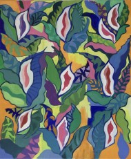 Peace Lily 11, 2021, 97 x 81 cms ,oil on canvas