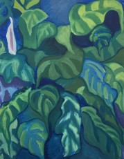 Peace Lily 2, 2019, 46 x 36 cms, oil on canvas