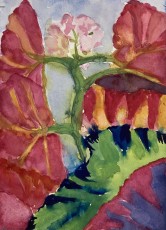 Angel Wings no. 14, 2024, 29 x 21 cms, watercolour