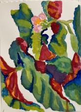 Angel Wings no. 15, 2024, 42 x 59 cms, watercolour