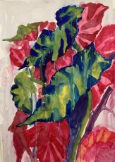 Angel Wings no. 10, 2024, 59 x 42 cms, watercolour